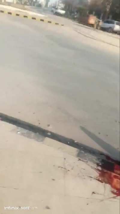 Bombing aftermath in Aleppo 