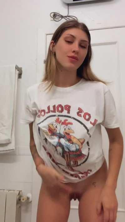 these pants literally smell like pussy even if I wash them!