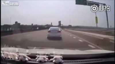 When an asshole driver won't let you pass