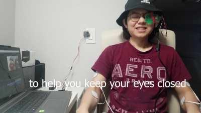 I made these glasses that turns off your lights when you close your eyes to help save on your electricity bill... also it shocks you