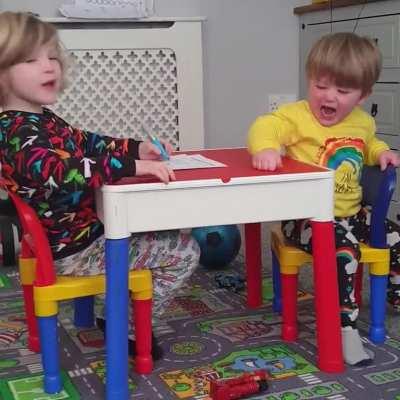 She underestimated Toddler Rage.