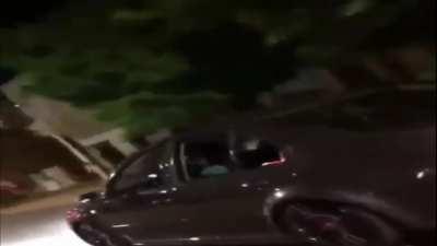 El recontra hijo de remil putas con su bocina de coppel en su 2007 honda civic