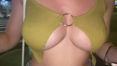 NYC titty flashing!