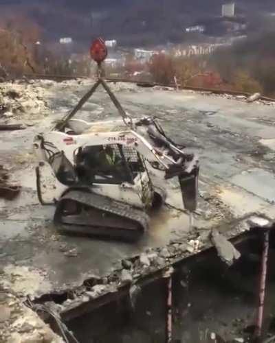 Interesting demolition procedure