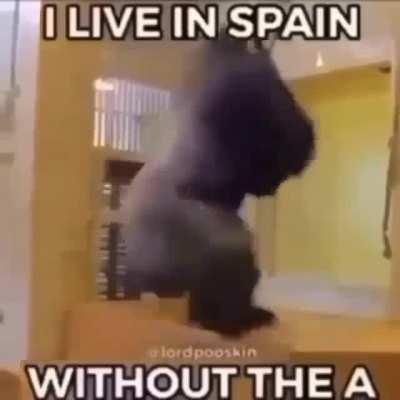 I live spain too but without s