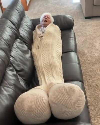 Grandma’s new blankey