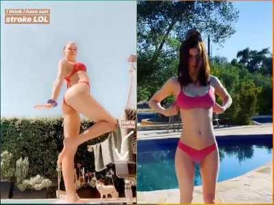 Bikini Battle: Elsie Hewitt vs Alexandra Daddario