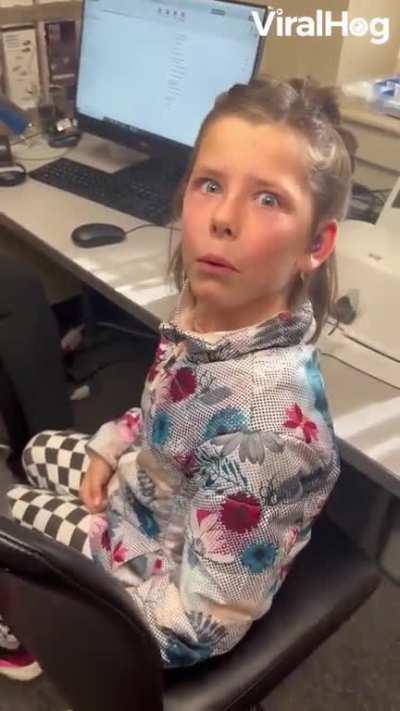 Imagine hearing your own voice for the first time... Amazing