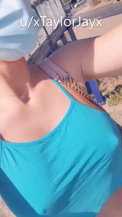 I kinda get off on it being obvious I’m braless