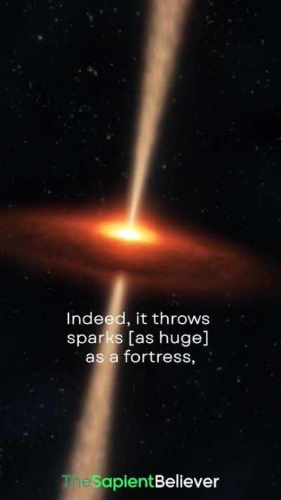 Black holes in the Qur'an (possibly have connections with Jahannam)