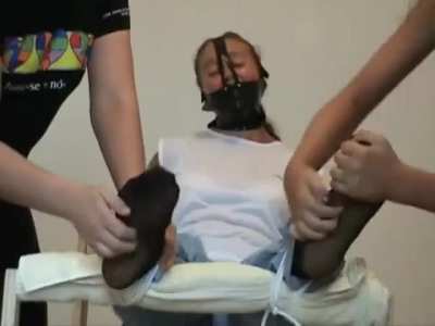 Mature woman gets tagteam tickled