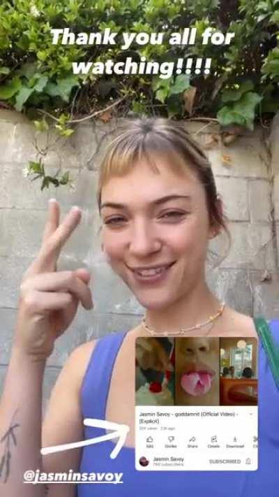 20k views on her new video in less than a day