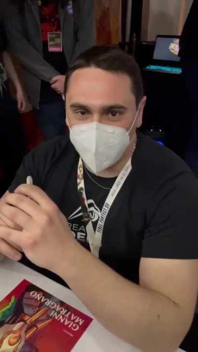 Gianni Matragrano at PAX East 2023 Boston