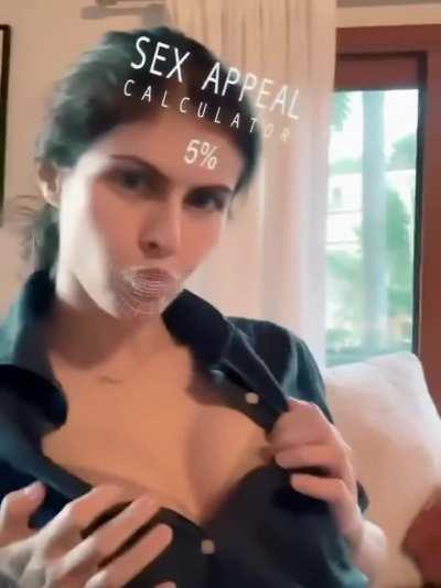 Alexandra Daddario's sex appeal