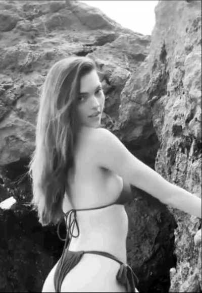 Black and white bikini GIF 3