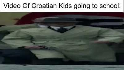 Average Kids In Croatia