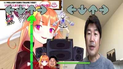 Friday Night Hololivin' Yakuza dragon vs. Boy with a dream