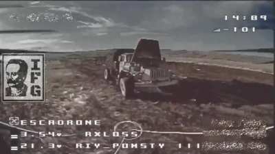 FPV drones of Ivanko Franko Group operators hit self-propelled guns 2C1 Gvozdika, Ural with ZU-23-2, automotive equipment, D-30 howitzers. Donetsk region, April 2025.