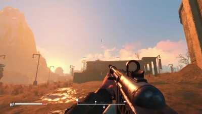 Fallout 4 with 4K60FPS Ultra+ Settings Mod running on Series X