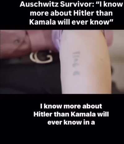 Holocaust survivor's opinion on the Libs calling Trump 