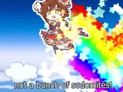 Me at a pride parade