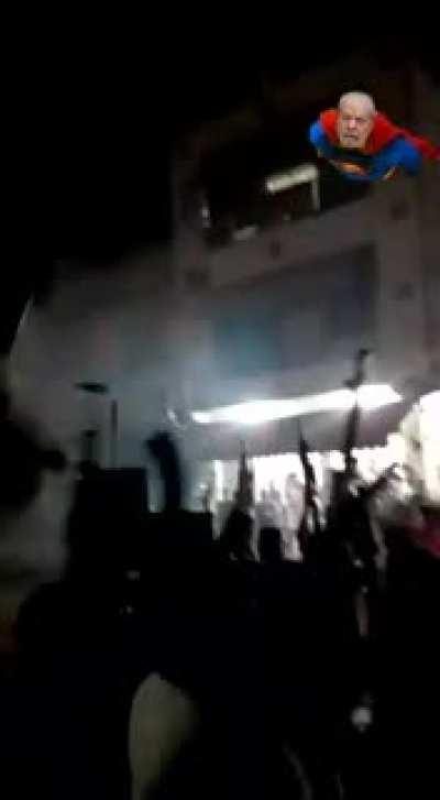 Brazilian citizens celebrating Lula’s presidential win over Bolsonaro