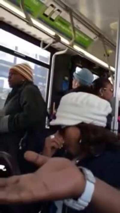 NY man owning angry bus lady with words (old)