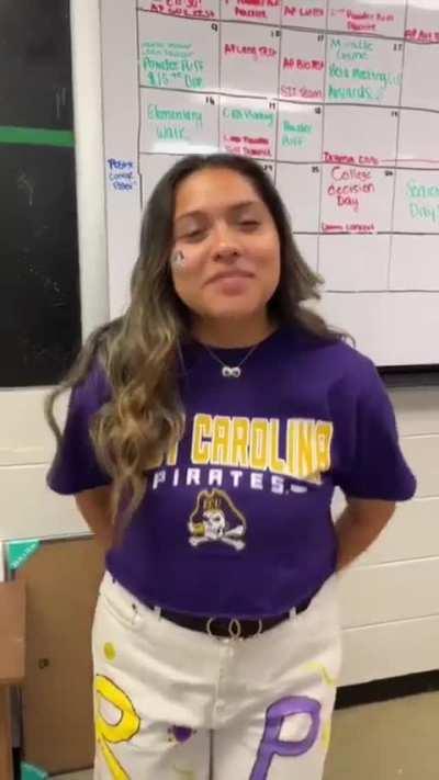 Stephanie Alvarado Go Pirate ECU