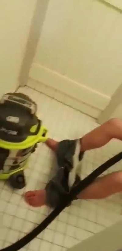 When you fall asleep on the toilet again