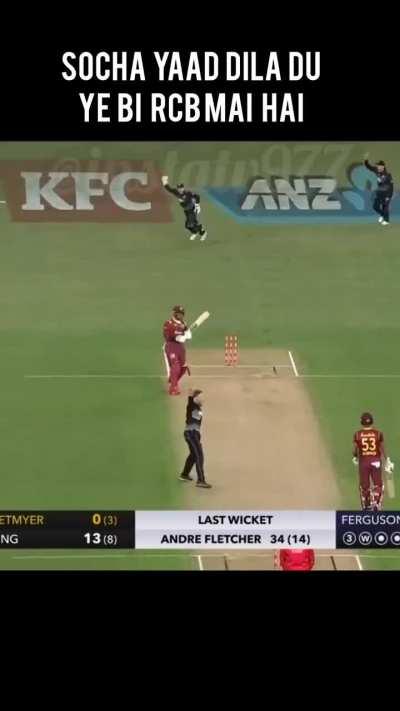 RCB just wasting him on bench 