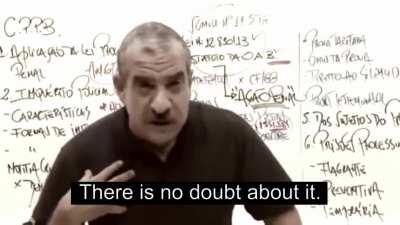 This murderous ex-cop and his private police training company called Alfacon, that are supported by President Bolsonaro who is also a piece of shit.