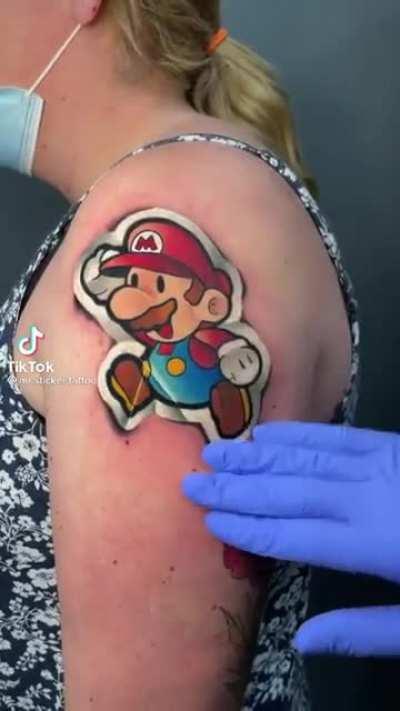 Her tattoo makes me wanna peel it off but I can't