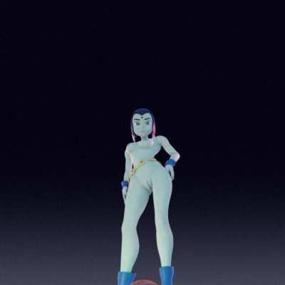 Raven - First time NSFW 3D test