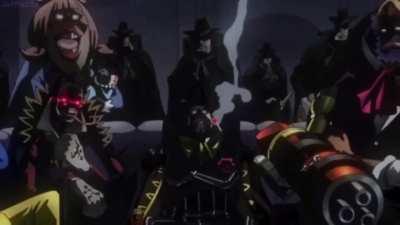 and he looks at me, and I look at him...