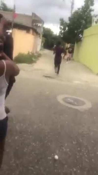 Playing in the streets