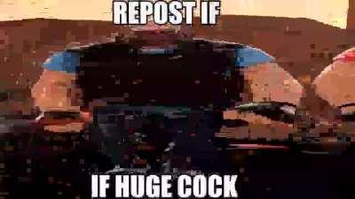 repost if huge pp