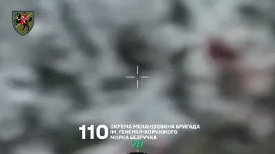 Destroyed part of a column of russia’s 64th MRB of the 36th Army. The same units that entered Bucha in 2022 and tortured and murdered civilians. Today, their assault failed, they burned by the dozens, along with their equipment. Footage by Ukraine’s 110th