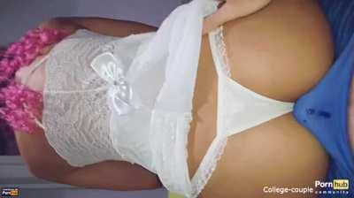 She don't stop until my underwear is soaked 😍(full video on our channel)