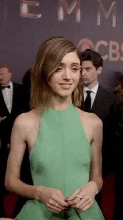 Wishing I could see the outline of my cock through Natalia Dyer's tight belly as I’m penetrating her.