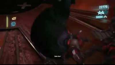 The bullets flying in the air made this even cooler.