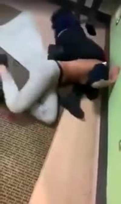 She spat on her face twice!