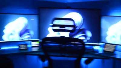 My Dual Dynamic XL builds. On left 9900K, 3080ti FTW3 Hydro Copper, 32GB G-Skill 3600Mhz. And on right Dual 10 core 20 thread Xeon's, 2080ti K|NGP|N , 256GB 1866Mhz. Monitors are 43