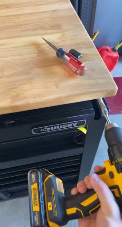 Step dads new work desk just rolled in