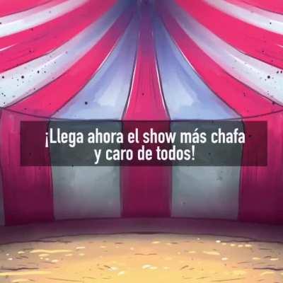 DICES: De los creadores de la rifa del avión sin avión, llega la consulta popular sin expresidentes... ¡el show más chafa y caro de todos! Carpa de circo @monerorictus abre telón a la nueva función del circo de la 4T