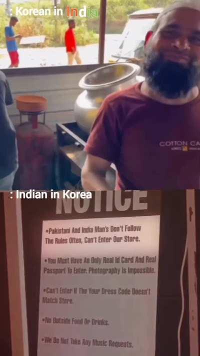 We bow down so they think they are superior 