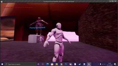 i thought making a game in ue4 would be easy, but nope. i ended up just making this monstrosity. i present; galactic tim sweeney murders the entire stw franchise, while simultaneously listening to travis scott highest in the room, next to his penny monume