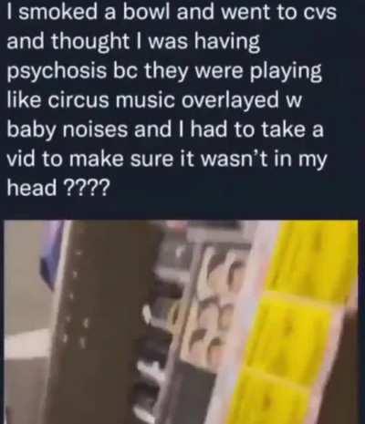 I can hear the music