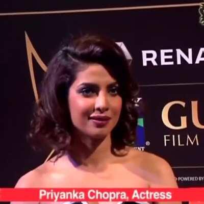 Priyanka being asked if she’d ever insisted on doing Deepika’s role in BM 😭😭😭😭 what a perfect response lol