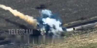 Russian truck hit a German DM22 mine