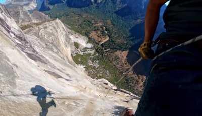 Teaching us to always tie a knot in the end of your rope